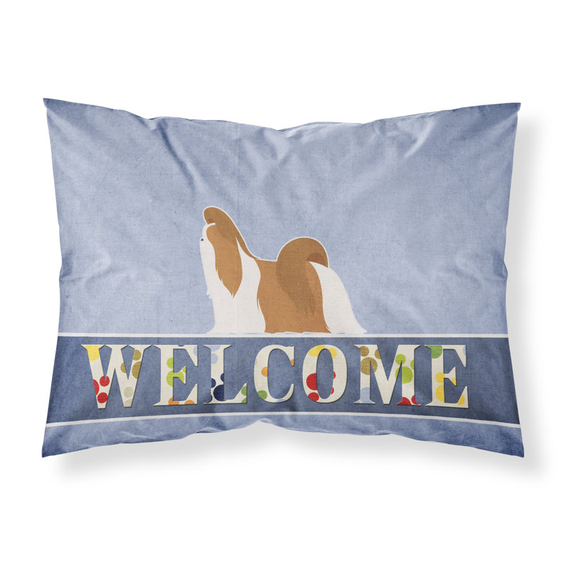 Taie d’oreiller welcome, Shih Tzu