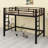 Loft Bed With Easy-Access Ladder And Full Safety Guardrails-642977025