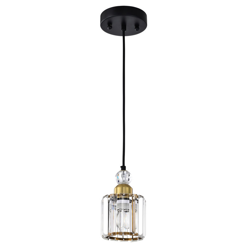 Luminaire suspendu en forme de lanterne à DEL 1 lumière Walsh