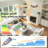 64in 7 Plywood Blades Indoor Standard Ceiling Fan with Integrated LED and Remote-1109895436-1109895437