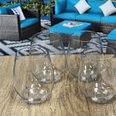 Verres ovales halo Tritan