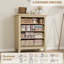 Commode 4 tiroirs pour chambre à coucher, commode autoportante en bois de 34,8 po de hauteur