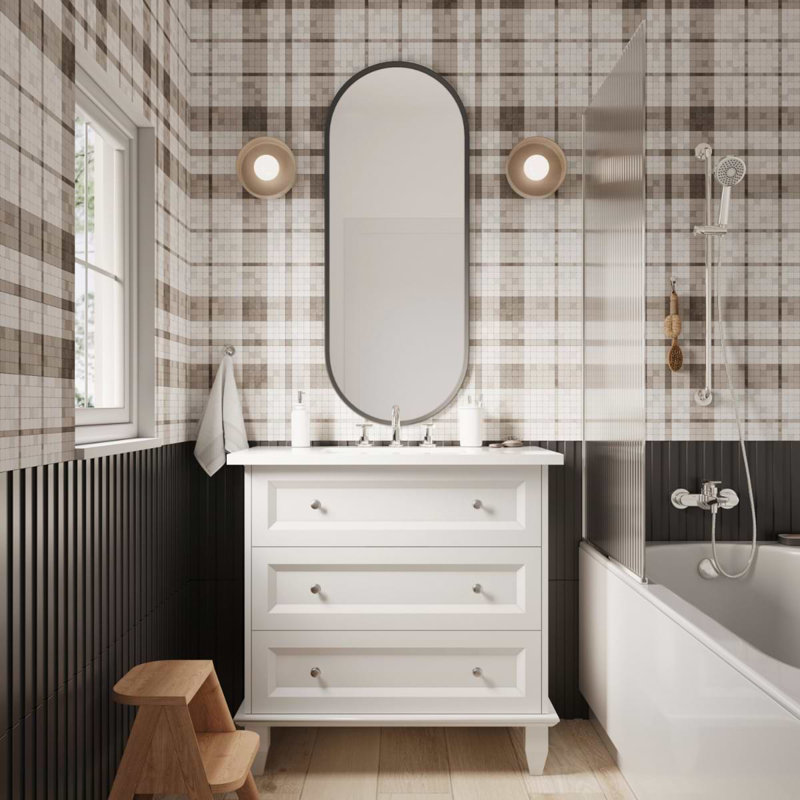 Nora 36" Freestanding Standard Single Bathroom Vanity with Top, White