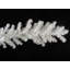 Guirlande de Noël artificielle blanche 9 pi x 10 po avec lumières DEL