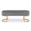 Accringt Velvet Upholstered Bench-288331450