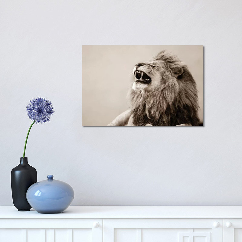 Lion by Goran Anastasovski - Wrapped Canvas Print, 30.48 cm H x 45.72 cm W
