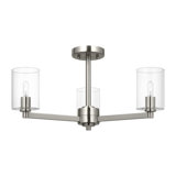 3 - Light Semi Flush Mount