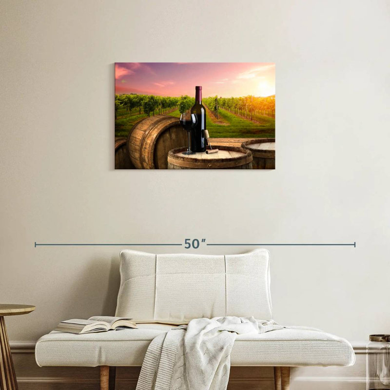 Yarlin Tuscan Wine Vineyard, H 20 po x l 30 po