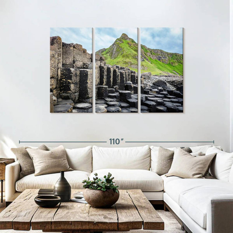 Rorry Giant's Causeway Basalt Columns, 48" H x 74" W