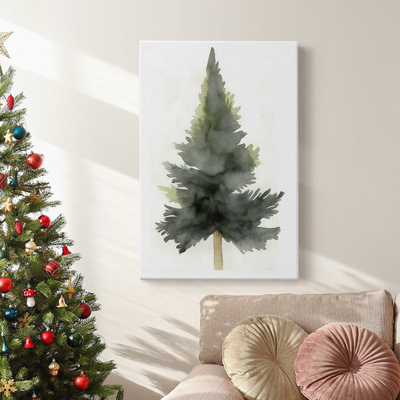 Art des Fêtes de Noël - Toile tendue avec châssis DCCCLII, H 18 po x l 12 po