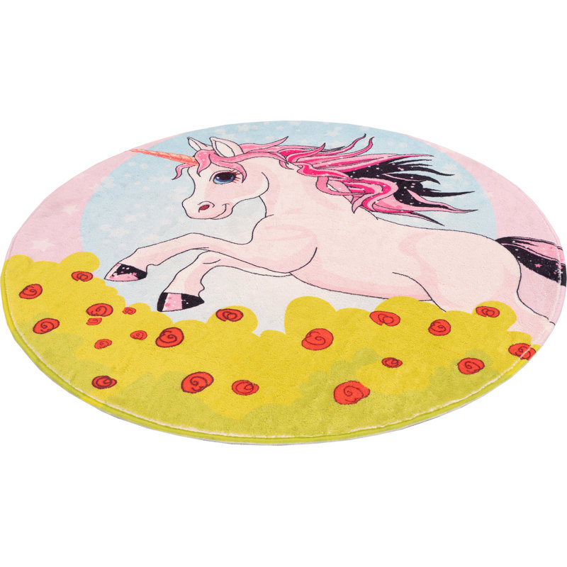 Round Wycliffe Uni Hand Tufted Area Rug, Round 120cm
