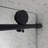 Matte Black Shower Door 6076, 70Mm Stainless Steel Pulleys, , Nano Clean, Tempered Glass, Bathroom Charming Addition 304 Adjustable Easy Safe For-124250063