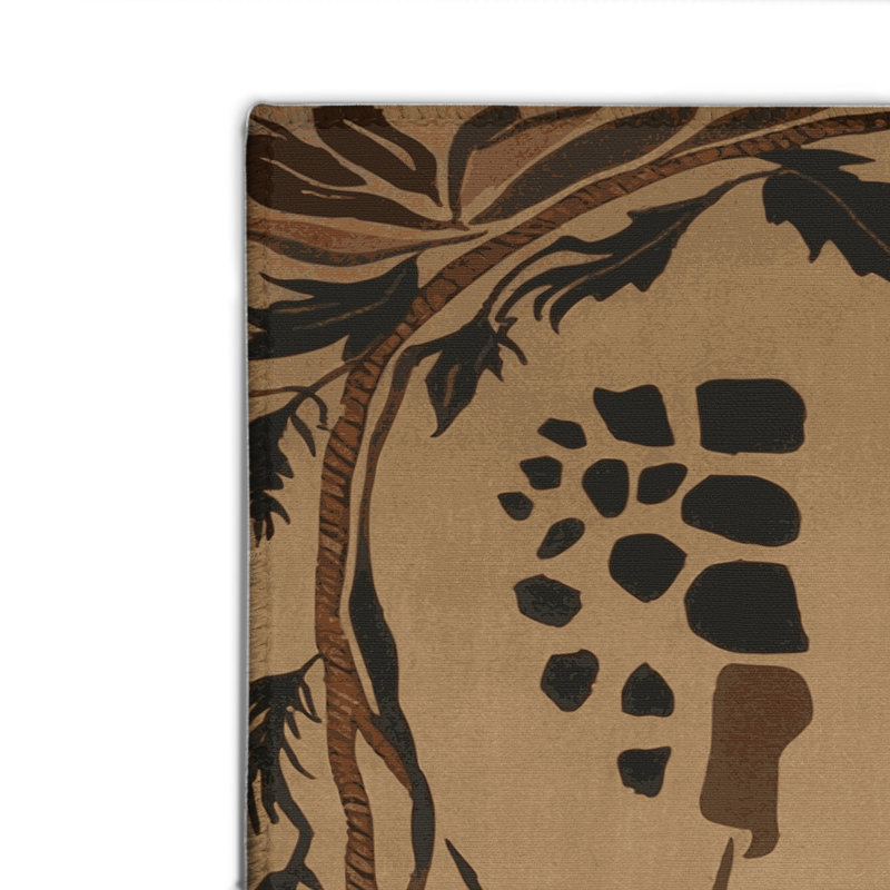 Tapis d'intérieur et d'extérieur brun Nature, Rectangulaire 8 pi x 10 pi