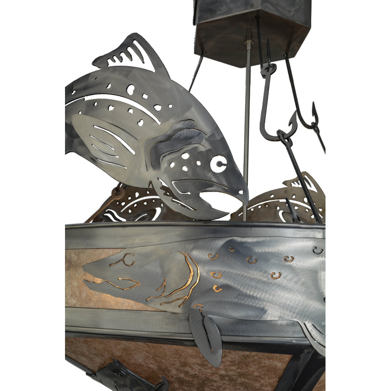 Rustic Lodge 6 - Light Chandelier