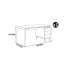 Bureau en bois massif de style nordique minimaliste-756353323