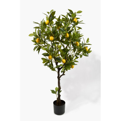 47'' Faux Lemon Tree in Pot