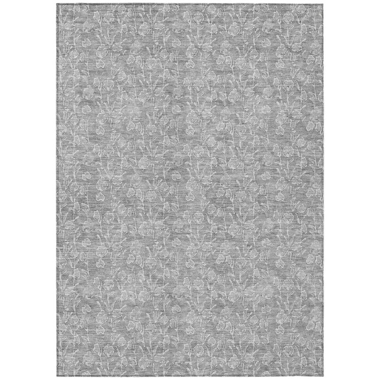 Granier Washable Floral Indoor / Outdoor Rug