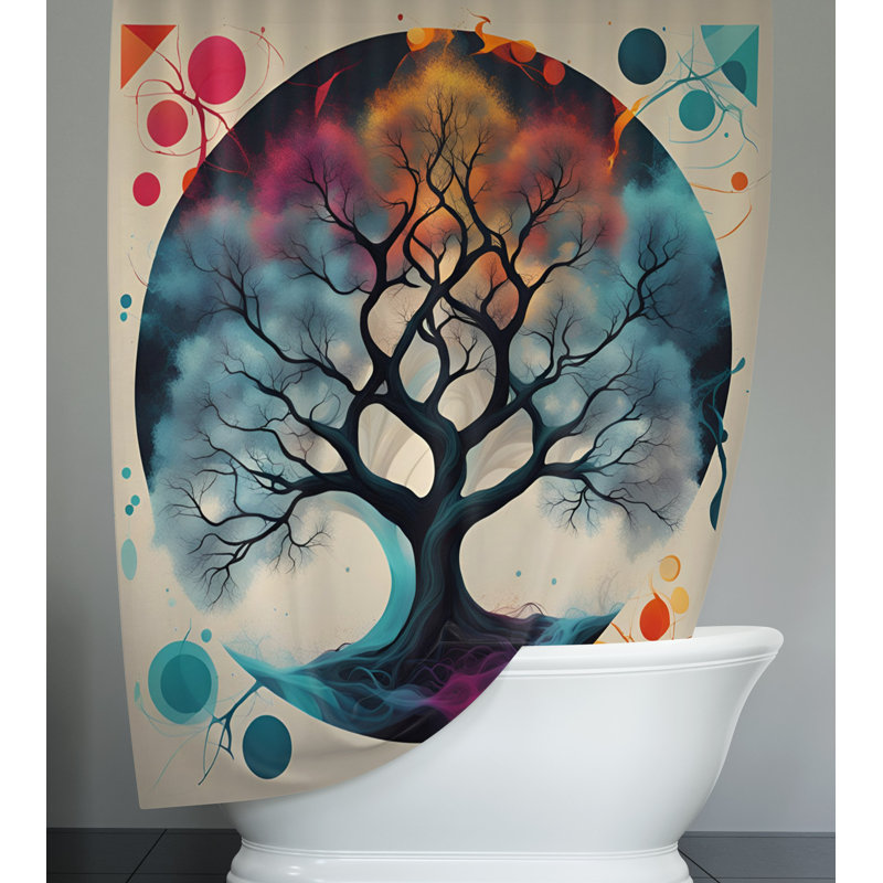 Rideau de douche Emilo, H 72 po x l 70 po