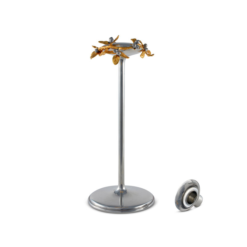 Majestic Forest Candlestick, 12" H x 6" W x 6" D