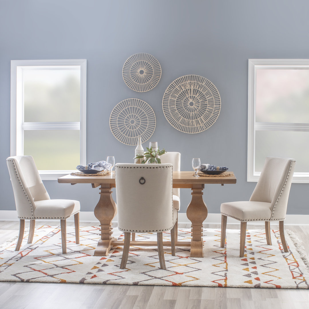 Strickler 5 Piece Upholstered Dining Set Laurel Foundry Modern Farmhouse® Chair 
