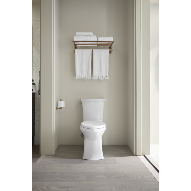 Purist® Vertical Toilet Paper Holder, Wall-Mount Bathroom Toilet Paper Holder, Vibrant Brushed Bronze