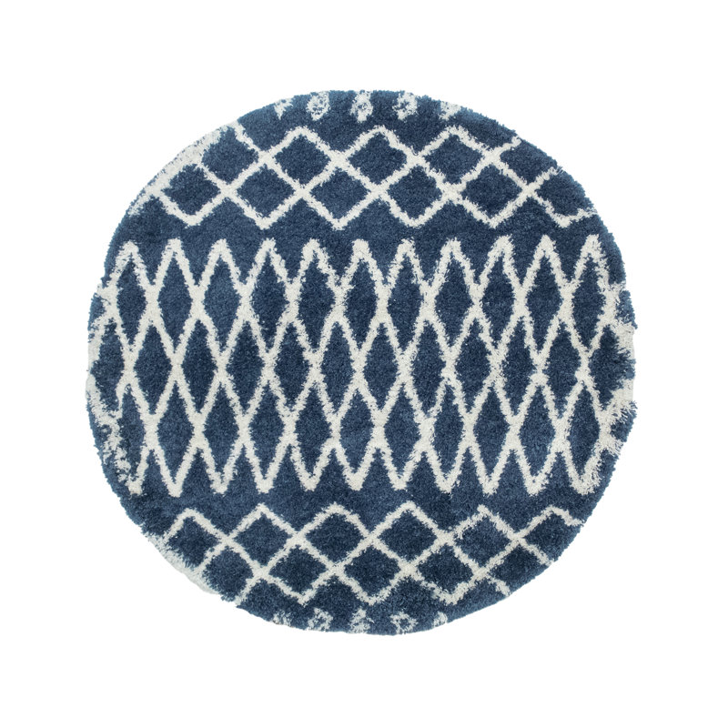 Blakeley Geometric Indoor Rug, Round 5'3"
