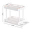 Freestanding Spice Rack with Adjustable Racks