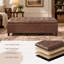 Banc de rangement en simili cuir Loggins-1451404310