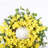 20" Spring Summer Eucalyptus Forsythia Front Door Wreath