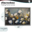 Cadre flottant contemporain en forme de goutte de peinture, design par Jacky Ngan-773461788-773461784