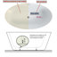 63'' x 28.39'' Freestanding Soaking Acrylic Bathtub