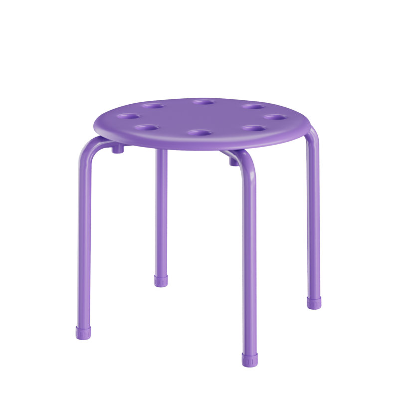 Tabourets empilables et empilables, Purple