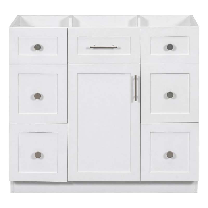 Base de meuble-lavabo simple 35,4 po Nahiem seulement
