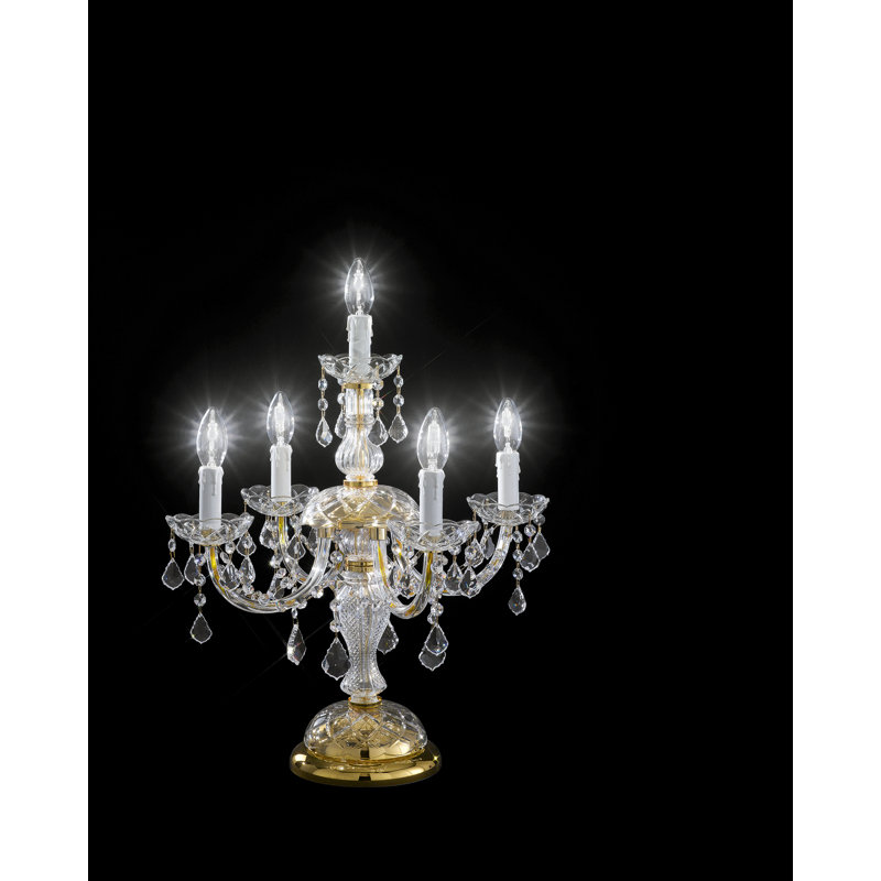 Novara Crystal Novelty Lamp, Gold