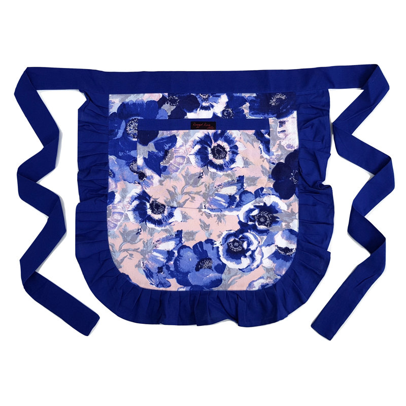 Floral Wasist, Cobalt Blue