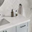 Ensemble de meuble-lavabo rectangulaire simple avec comptoir en quartz Ariel Kelly-105988833-124984833