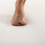 Repose-pieds rond avec repose-pieds en velours-1415130693