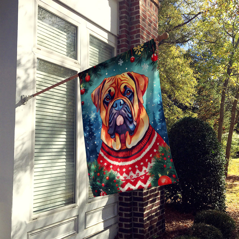 Double Sided Polyester Christmas, 40'' H x 28'' W