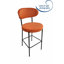 Upholstered Counter Stool with Metal Frame-294689688