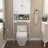 Over The Toilet Storage Cabinet, Bathroom Shelf Over Toilet, Bathroom Storage Cabinet Organizer,Wood Bathroom Space Saver-1907287044