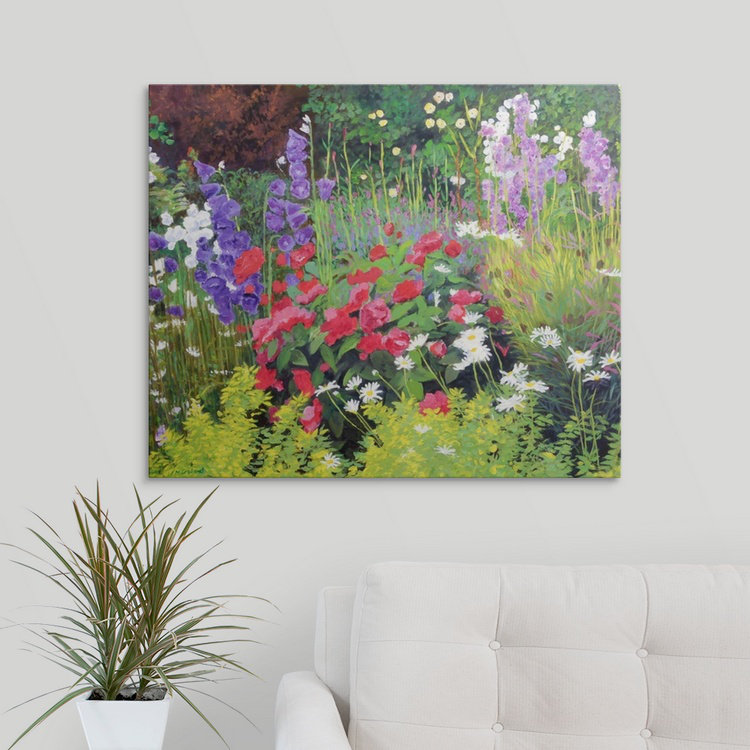 "jardin de l’artisanat, 2007/8" par william ireland, reproduction d’art, H 24 po x l 30 po x P 1,25 po, Toile