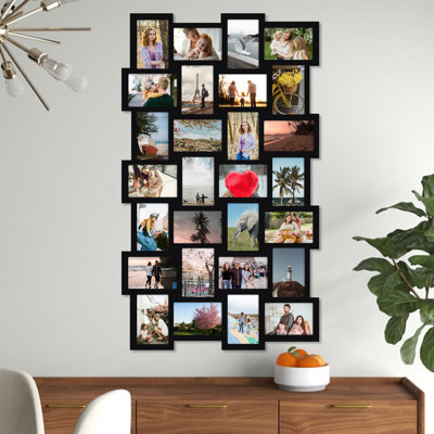 Baldemar Black Solid Wood Picture Frame