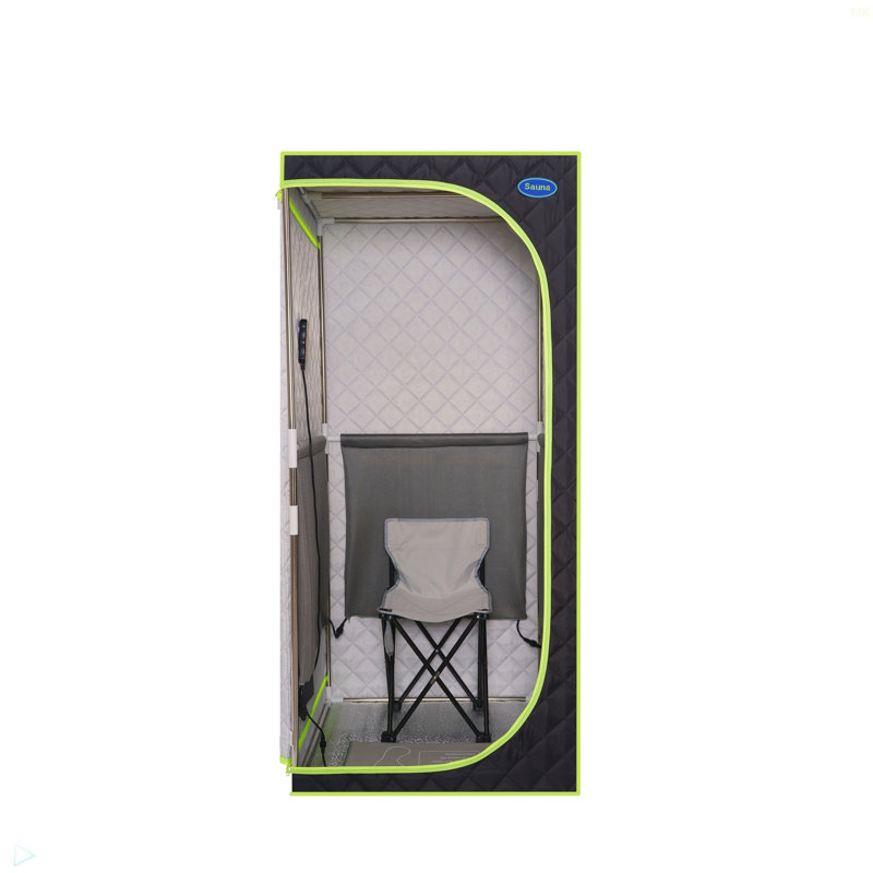 Portable Plus Type Full Size Far Infrared Sauna Tent. Spa, Detox ,Therapy And Relaxation At Home.Larger Space,Stainless Steel Pipes Connector Easy To Install.FCC Certification