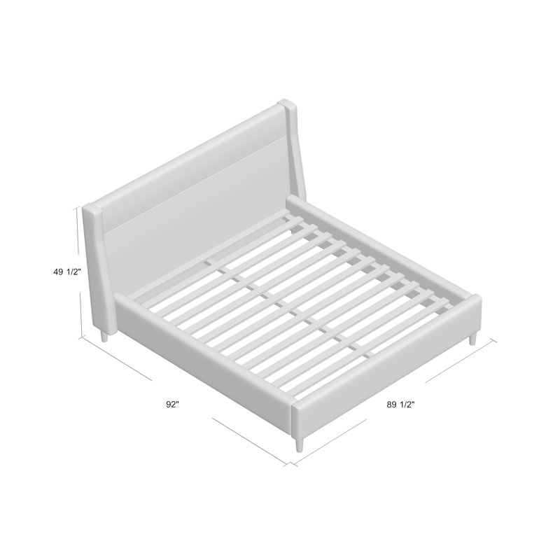 Carmichael Bed, King, Merino Dapple