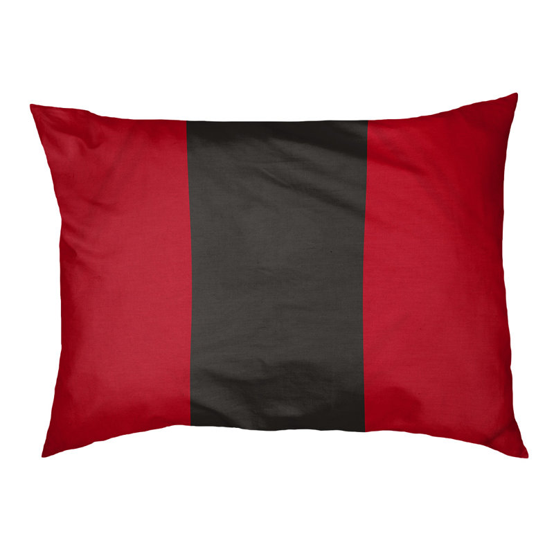 Coussin pour chien hockey Las Vegas, Grand (l 50 po x P 40 po x H 17 po), Écarlate / noir foncé / écarlate