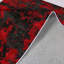 Tapis tissé antibactérien (2,6 x 4,0 pi), 100% polyester, d'une hauteur de poils de 0,3 po | Impression numérique 3D antidérapante à pois en PVC | Lavable à la machine, facile d'entretien pour le salon, la chambre à coucher et le bureau