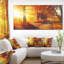 «Autumnal Trees, Sunrays», reproduction de photo sur toile tendue-1885535598-1891311190
