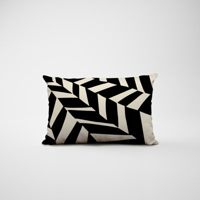 Polyester / Mélange de polyester Housse de coussin rectangulaire intérieure / extérieure lombaire et insert
