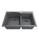 Campino 33'' L Double Basin Kitchen Sink