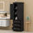 Tall Storage Cabinet With Three Drawers, Adjustable Shelves-113855019